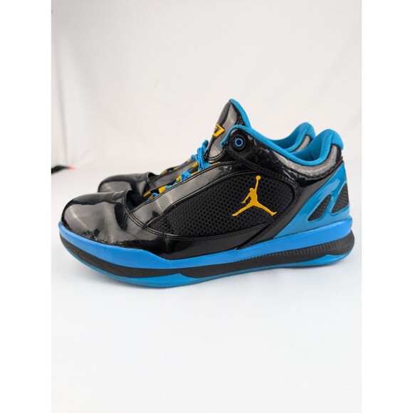 Size 9.5 Nike Air Jordan Chris Paul 2 Quick Black/Sunstone/Orion Blue 467821-015 main image 7